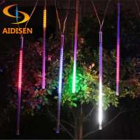 Meteor Tube 30mm UCS1903 Led Rgb Meteor Falling Rain Drop Icicle String Lights DC12V