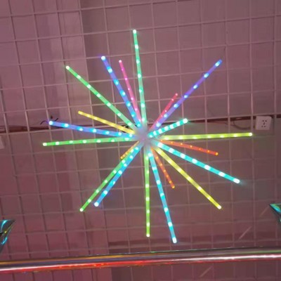 Hot sale Christmas home decoration festival exploding stars lighting for hanging ceiling for home bedroom decoration