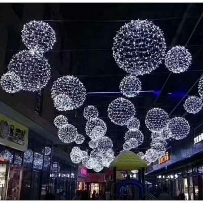 Large festival led string lights outdoor decoration christmas ball lights