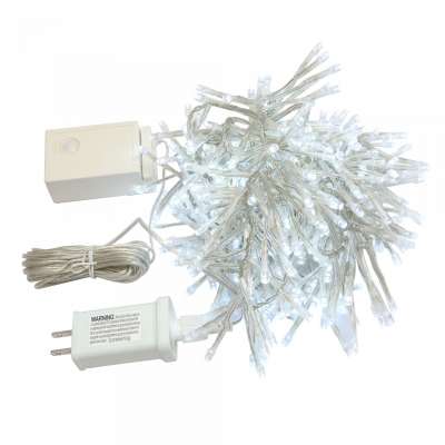 pvc wire led garland light for outdoor project