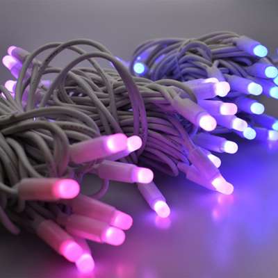 dmx programmable addressable led smart string lights for Christmas holiday decoration